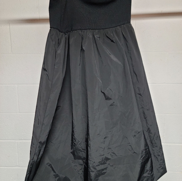 Emerson Lang Elegant Chic Black Balloon Midi Bubble Skirt Size Med - Picture 4 of 8